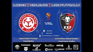 ASG Stanley Futsal Team Brzeg vs KKF Caffaro Global System Kazimierza Wielka [upl. by Haimehen]