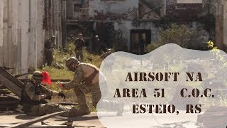 Airsoft na Area 51  COC  Esteio RS [upl. by Etireuqram]