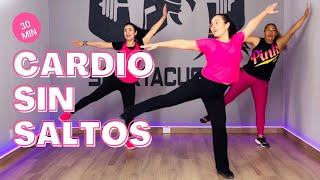 CARDIO SIN SALTOS PARA PRINCIPIANTES  CARDIO DANCE FITNESS  Rutinas 2023 [upl. by Gnah350]