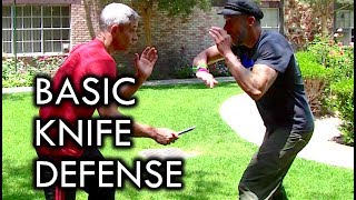 How to Defend Against a Knife Attack with Nick Drossos [upl. by Edwyna]