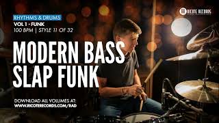 Slap Bass Funk Backing Track for Drums [upl. by Allimaj]