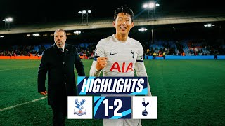 CRYSTAL PALACE 12 TOTTENHAM HOTSPUR  PREMIER LEAGUE HIGHLIGHTS  FOUR WINS IN A ROW [upl. by Hertz853]