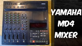 Yamaha Md4 Digital Multitrack Recording Mixer Overview  Mux Sound [upl. by Wanyen]