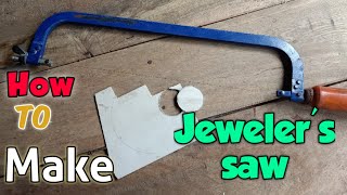 How To Make Jewelers Saw At Home💡💡💡 [upl. by Nnael452]