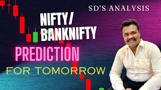 Nifty prediction for tomorrow  Nifty bank nifty prediction SD’s Analysis [upl. by Ajram408]