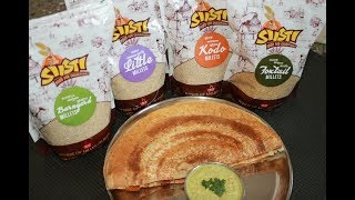 Multi Millet Dosa Recipe  Gluten free Millet Dosa Recipe  Siri Dhanya Dosa [upl. by Lavoie833]