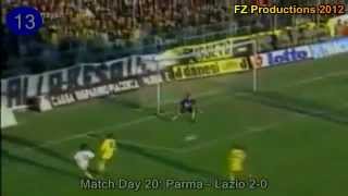 Faustino Asprilla  26 goals in Serie A Parma 19921999 [upl. by Goldman]