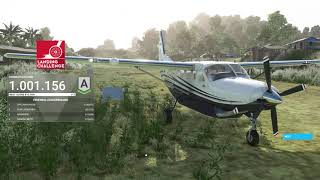 MSFS Landing Challenge A Bugalaga Airstrip WX53 in C208B 2021 09 14 18 52 06 02 [upl. by Azilem231]