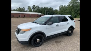 2014 Ford Explorer 4 Door Police Interceptor 4x4 SUV 215533 Miles [upl. by Eicyak]