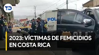 Femicidios en Costa Rica 15 mujeres murieron durante 2023 [upl. by Tobe435]