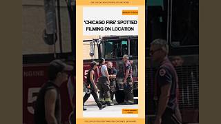 Chicago Fire Spotted Filming on Location for Season 13 chicagofire [upl. by Zohara]