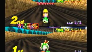 Lets Play Mario Kart 64 Part 3 12 star cup 50cc [upl. by Enialahs]