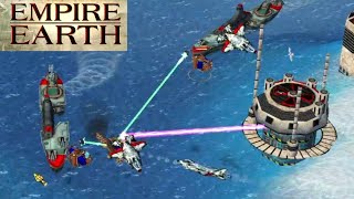 Empire Earth PC Gameplay KICKS OFF Digital Age Extreme Hard Gameplay [upl. by Ettevy]