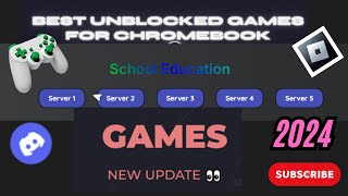 Best Unblocked Games Websites For School Chromebook 2024  UPDATED [upl. by Ylera858]