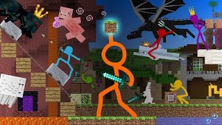 Animation vs Minecraft Shorts Season 1  All Episodes 114 [upl. by Yhtrod638]