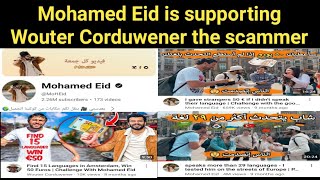 Mohamed Eid is supporting Wouter Corduwener the fake hyper polyglot scammer [upl. by Laing]