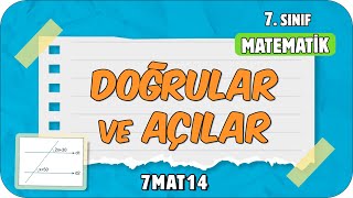 Doğrular ve Açılar 📘 tonguçCUP 3Sezon  7MAT14 2024 [upl. by Deerdre967]