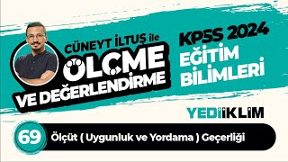 69  Ölçüt  Uygunluk ve Yordama  Geçerliği  Cüneyt İLTUŞ [upl. by Bethel]