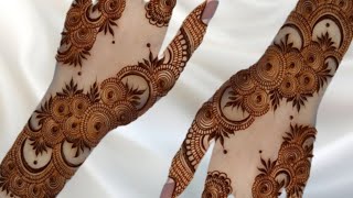 महाशिवरात्रि Special Mehndi Design For Back Hand ll Easy Latest Arabic Mehndi Designs For Back Hand [upl. by Attenhoj]