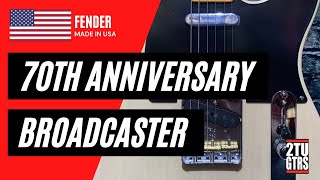 Fender 70th Anniversary Broadcaster Blackguard Blonde 2021 [upl. by Ellita]