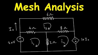 Mesh Analysis  Using mesh analysis find Io in the circuit of Fig [upl. by Neleh]