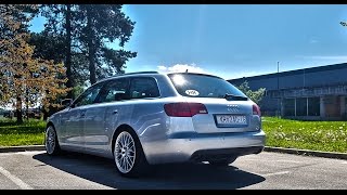 Audi A6 Avant Quattro 27 tdi straightpipe acceleration [upl. by Emalee]