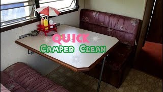 Quick Camper Clean With Me 2018Brandy Crawford [upl. by Yarised]