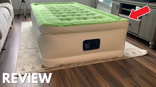 YENING Inflatable Air Mattress with Built in Pump  Quick Review [upl. by Afnin289]