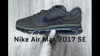 Nike Air Max 2017 SE ‘Cargo KhakiBlack’  UNBOXING amp ON FEET  fashion shoes  2018  4K [upl. by Nelra]