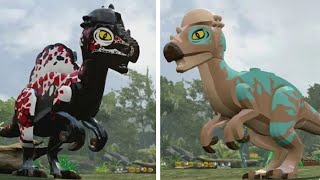 Lego Jurassic World All Cutscenes Gameplay [upl. by Tegan]