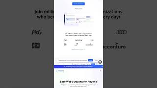 Web Scraping Tool amp Free Web Crawlers  Octoparse shorts [upl. by Drucie56]