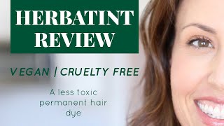 HERBATINT PERMANENT HAIR COLOR GEL REVIEW  a less toxic option 😃 [upl. by Silvanus]