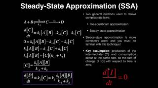 Kinetics The SteadyState Approximation [upl. by Yram579]