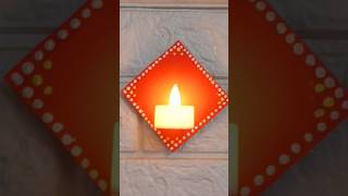 Tealight candle decoration for diwali ytshorts diwali [upl. by Iahk]