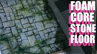 Making Stone Floor out of Foam Core  Laputa Diorama Project Part 2 [upl. by Sremlahc]