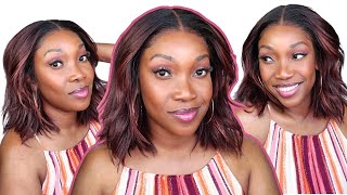 30 Wavy Bob Synthetic Wig Outre Melted Hairline Darcy  Beginner Tips amp Reminders for Wig Install [upl. by Cook]