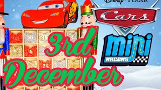 Disney cars Lightning McQueen advent calendar opening door number 3 who will we find [upl. by Fahland778]