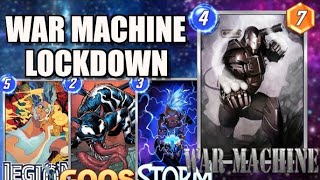 Marvel Snap MY FAVORITE DECK THIS SEASON War Machine Lockdown before OTA 2410 [upl. by Andie]