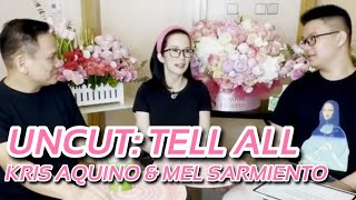 UNCUT Kris Aquino and Mel Sarmientos Exclusive TellAll Interview with Bimby Aquino  Episode 1 [upl. by Sioled]