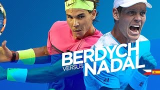 Rafael Nadal vs Tomas Berdych Highlights HD 14 Australian Open 2015 [upl. by Ventre]