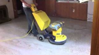 Refinishing and Polishing a 1950s Terrazzo Floor [upl. by Galitea239]