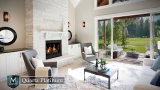 Majestic  Quartz Platinum 36quot Gas Fireplace [upl. by Piselli]