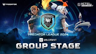 FIL APAC Predator League 2024  Valorant Group Stage [upl. by Pope]