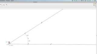 Geogebra la bisectriz como lugar geométrico [upl. by Airdnassac]