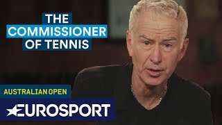 Roger Federers Replacement The Commissioner Weighs In  The Commissioner of Tennis  Eurosport [upl. by Ativak215]