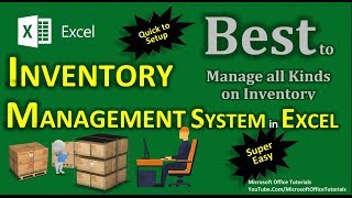 Inventory Management  Excel Inventory Management Super Easy [upl. by Ellohcin]