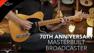 Fender 70th Anniversary Masterbuilt Broadcaster Vincent Van Trigt [upl. by Hannaoj238]