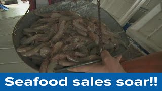 Seafood sales soar despite pandemic [upl. by Gustafsson]