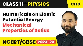 Numericals on Elastic Potential Energy  Mechanical Properties of Solids  Class 11 Physics Ch 8 [upl. by Anitselec693]