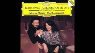 Argerich  Maisky Beethoven Cello Sonata No2 in G minor Op5 [upl. by Armmat]